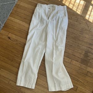 White Madewell Pants Wide leg
